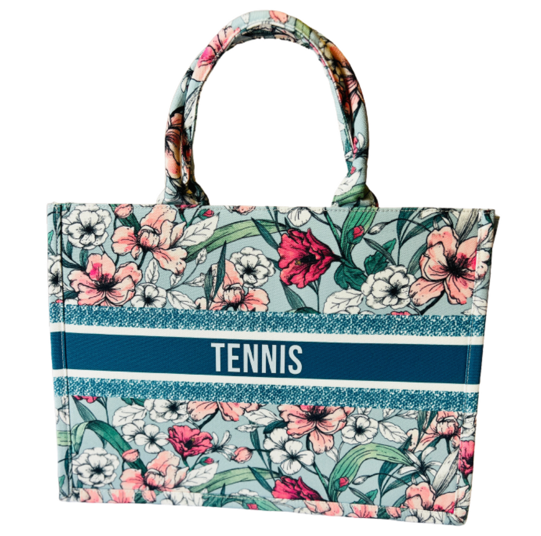 Court Side Tote | Turquoise